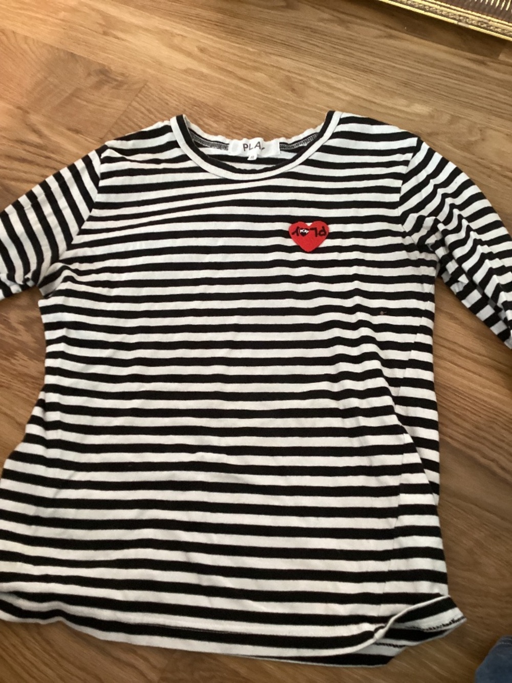 PLAY size small striped tee!